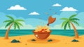 The tantalizing aroma of sizzling jerk chicken mingles with the salty sea breeze adding to the tropical atmosphere of