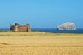 Tantallon castle and Bass Rock