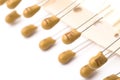 Tantalum capacitors Royalty Free Stock Photo