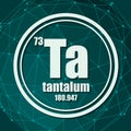 Tantalum chemical element.