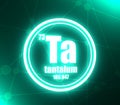 Tantalum chemical element.