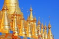 Tantkyitaung Pagoda, Tantkyi Hill, Myanmar Royalty Free Stock Photo