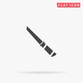 Tanto, Japanese Short Sword flat vector icon