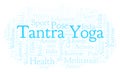 Tantra Yoga word cloud.