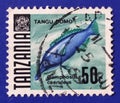 1967 Tanzania 50c TANGU DOMO Used stamp Royalty Free Stock Photo