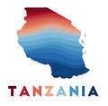 Tanzania map.