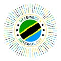 Tanzania national day badge.