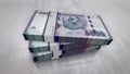 Tanzania shilling money banknotes pack 3d illustration