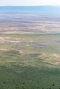 Tanzania, view of the Ngorongoro crater