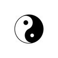 Taoism Taijitu sign icon. Element of religion sign icon for mobile concept and web apps. Detailed Taoism Taijitu icon can be used Royalty Free Stock Photo