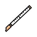 taoist flute taoism color icon vector illustration