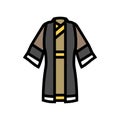 taoist robe taoism color icon vector illustration