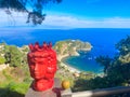 Taormina beach, Sicily Italy Royalty Free Stock Photo