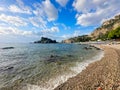 Taormina beach, Sicily Italy Royalty Free Stock Photo