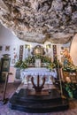 Rock church in Taormina Royalty Free Stock Photo