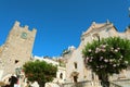 Taormina main square in Sicily, Italy Royalty Free Stock Photo