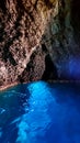 Taormina - Sea cave Blue Grotto (Grotta Azzurra) near Isola Bella in Taormina, Sicily, Italy, Europe, EU.