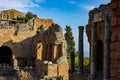 Taormina, Sicily, Greek theater.08/08/2018