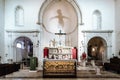 TAORMINA, SICILY / ITALY - OCTOBER 1, 2018: Cathedral of Taormina city interior