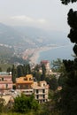 Taormina view, Sicily. Royalty Free Stock Photo