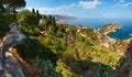 Taormina view from up, Sicily Royalty Free Stock Photo