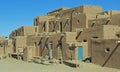 Taos Pueblo Adobe dwellings. Royalty Free Stock Photo