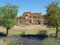 Taos Pueblo Adobe dwellings. Royalty Free Stock Photo