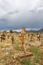 Taos Pueblo Cemetery Royalty Free Stock Photo