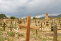 Taos Pueblo Cemetery Royalty Free Stock Photo