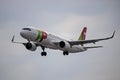 TAP Air Portugal Airbus A321LR On Final Approach