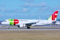 TAP Air Portugal plane taxiing