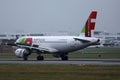 TAP Air Portugal plane on runway