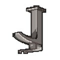 tap bathroom faucet game pixel art vector illustration Royalty Free Stock Photo