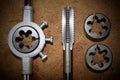 Tap and die set Royalty Free Stock Photo