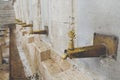 Tap of Kaiser Wilhelm Fountain in Istanbul Royalty Free Stock Photo