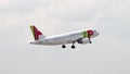 TAP Portugal Airbus A319 Royalty Free Stock Photo