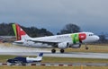 TAP Portugal Airbus A319 Royalty Free Stock Photo