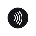 Tap to pay concept - sign. Contactless payment icon.