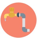 Tap Vector Icon for Construction Royalty Free Stock Photo