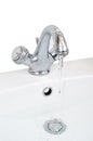 Tap and wash-basin Royalty Free Stock Photo