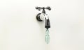 Tap water drop Royalty Free Stock Photo