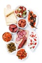 Tapas, antipasto, meze Royalty Free Stock Photo