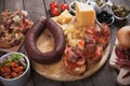 Tapas, antipasto, meze Royalty Free Stock Photo