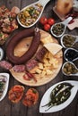 Tapas,antipasto, meze Royalty Free Stock Photo