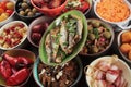 Tapas, antipasto or mezze Royalty Free Stock Photo