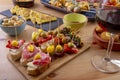 Tapas or antipasto starters Royalty Free Stock Photo