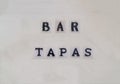 Tapas bar banner Royalty Free Stock Photo