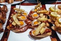 Tapas bar in San Sebastian Royalty Free Stock Photo