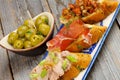 Tapas Bruschetta Royalty Free Stock Photo