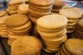 tapas for freshly baked alfajores